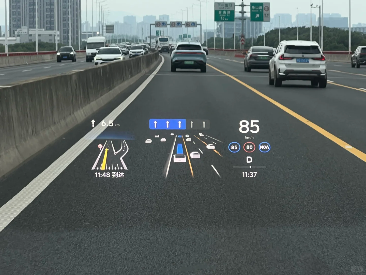 HUD speedometer display